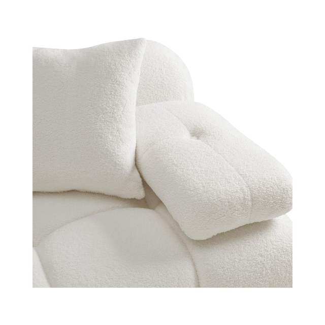 Solace Off White Modular Loveseat