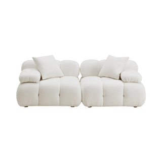 Solace Off White Modular Loveseat