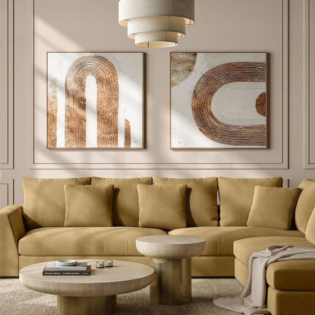 Subtle Waves 40" x 40" (Set of 2)