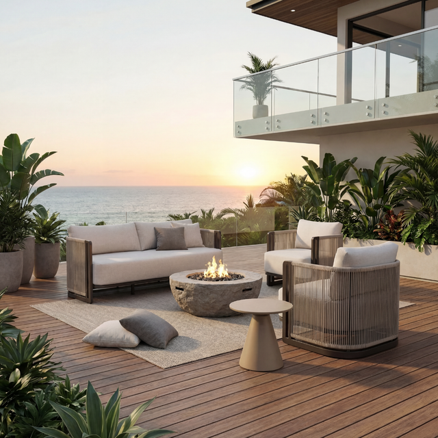 Vita Outdoor 3 Seater Sofa