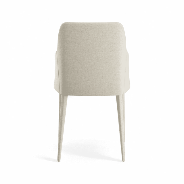 Zeta Dining Chair White Linen