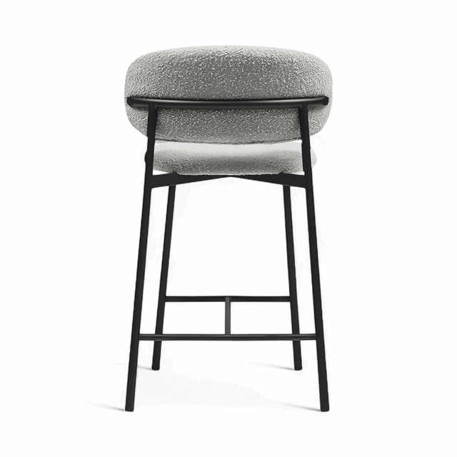 Zoya Counter Stool Gray Boucle