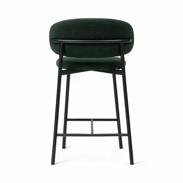 Zoya Counter Stool Green Boucle