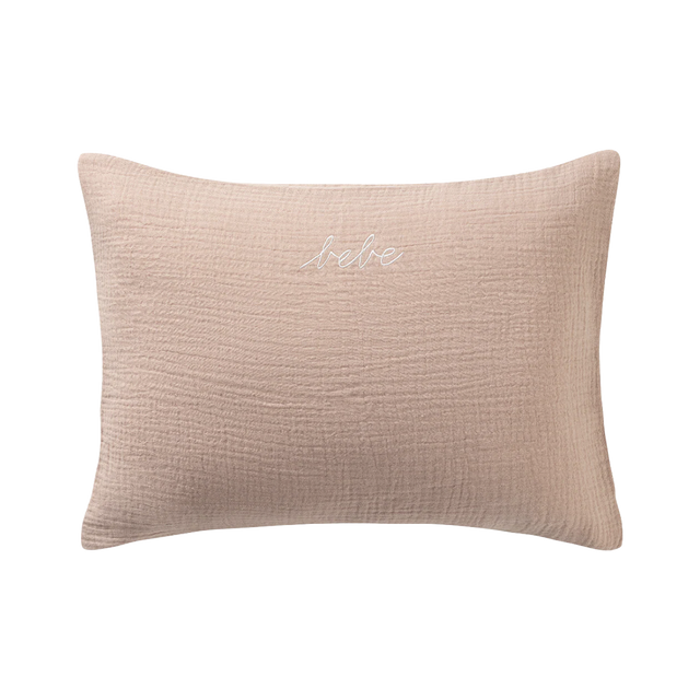 Gauze Linen Bebe Boudoir Sham Pink