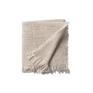 Waffle Muslin Baby Blanket Cream