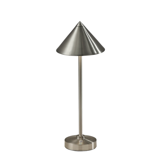 Volta Silver Led Cordless Table Lamp