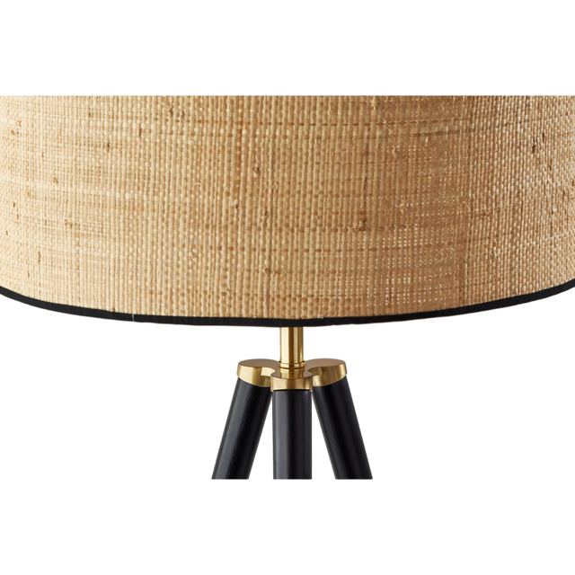 Trestle Black Floor Lamp