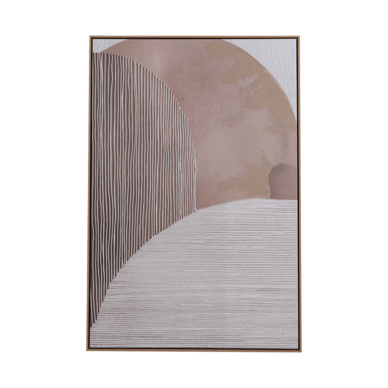 Amber Linen Wall Art