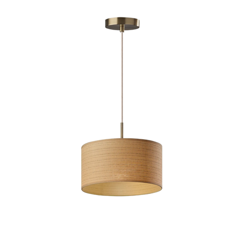 Embera Drum Brown Pendant