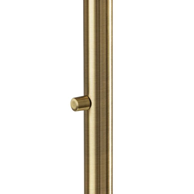 Vista Brass Arc Floor Lamp