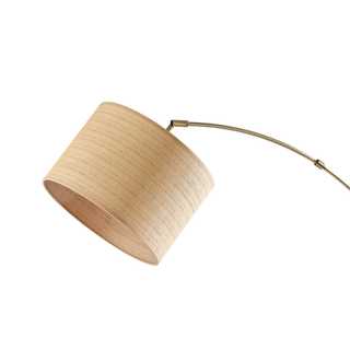 Vista Brass Arc Floor Lamp