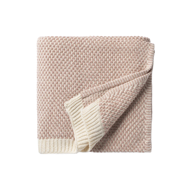 Brunello Baby Blanket Rose detail