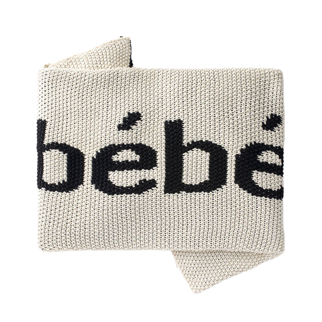 Bebe Baby Blanket Black