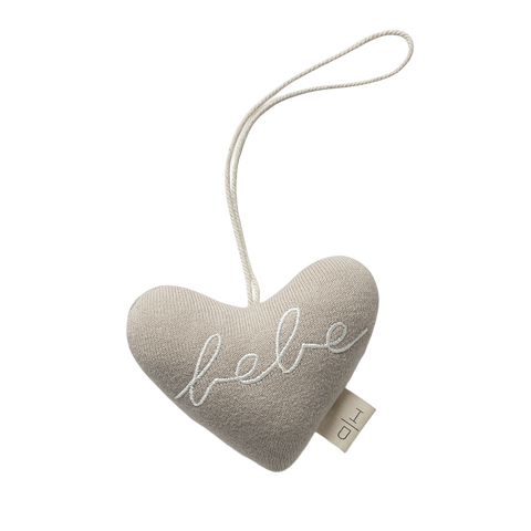 Knitted Heart Charm