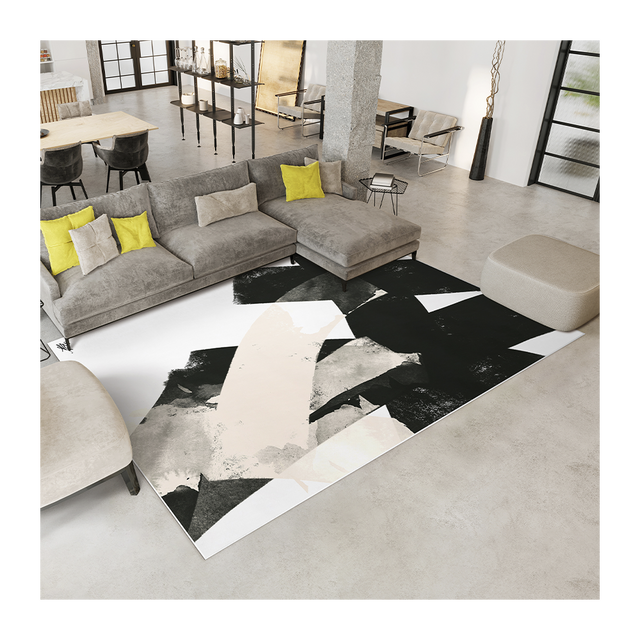 Abstract Noir Rug (8