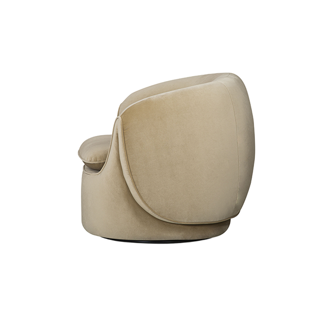 Adele Lounge Chair Camel Velvet