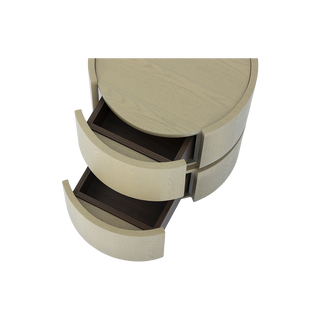 Alba Side Table White Ash Wood