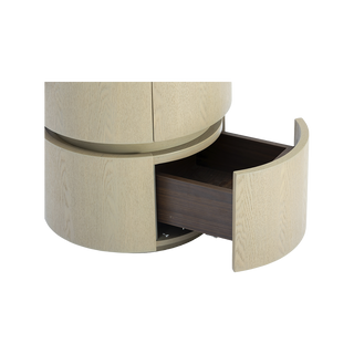 Alba Side Table White Ash Wood