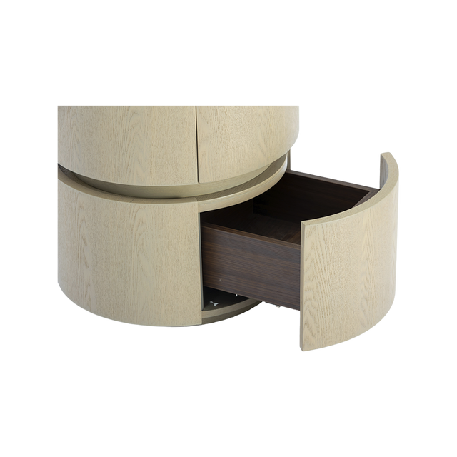 Alba Side Table White Ash Wood