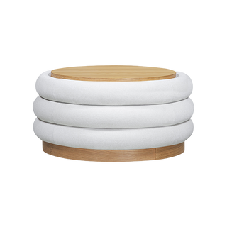 Alden Ottoman w/ Storage Beige