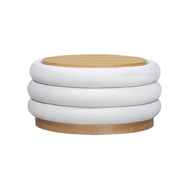 Alden Ottoman w/ Storage Beige
