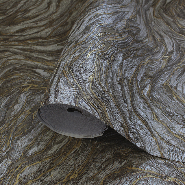Amalfi Wallpaper Smoke Onyx