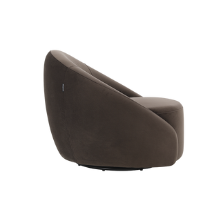 Amarys Lounge Chair Dark Brown