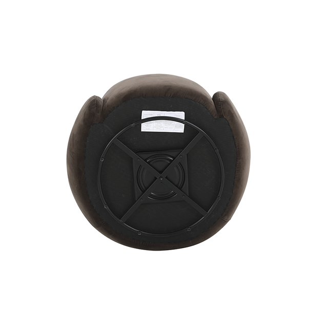 Amarys Lounge Chair Dark Brown