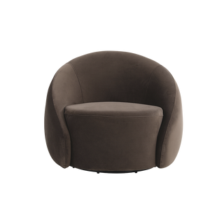 Amarys Lounge Chair Dark Brown