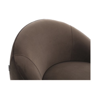 Amarys Lounge Chair Dark Brown