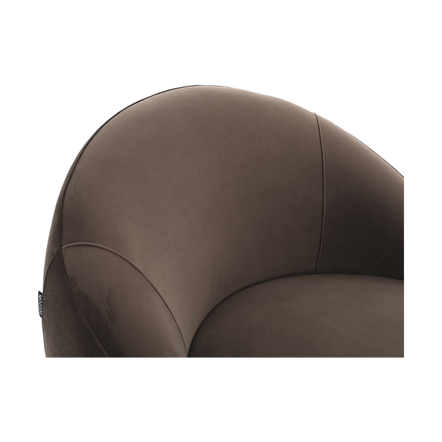 Amarys Lounge Chair Dark Brown