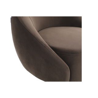 Amarys Lounge Chair Dark Brown