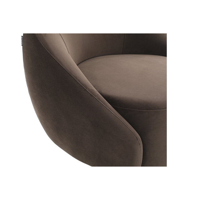 Amarys Lounge Chair Dark Brown