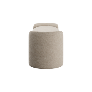 Elora Bench Greige Boucle