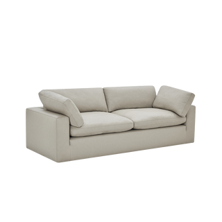 Bloom Leather 3 Seater Sofa Mocha