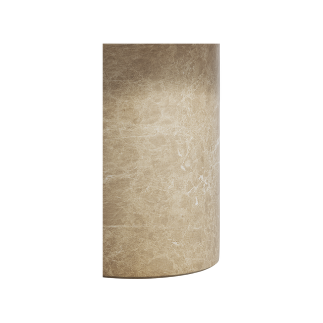 Bloom Round Dining Table Gold Marble