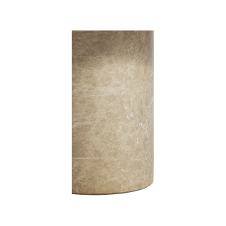 Bloom Round Dining Table Gold Marble