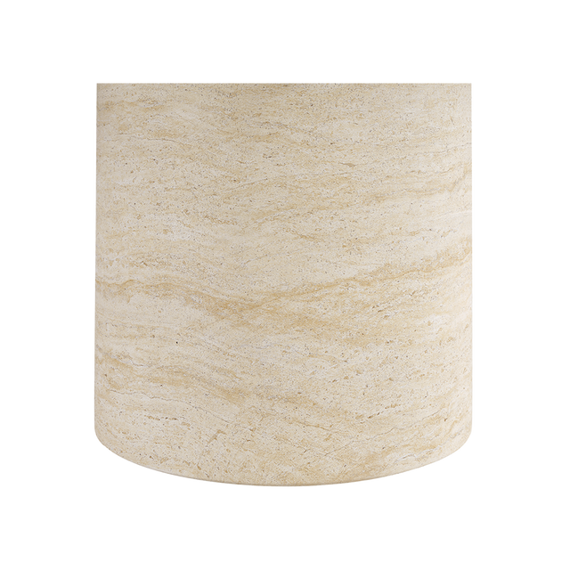 Bloom Round Dining Table Travertine