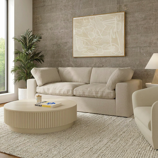 Bloom 3 Seater Sofa Beige
