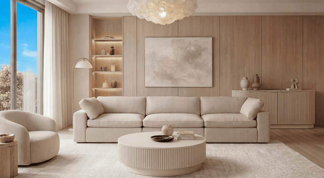 Bloom 3-Piece Modular Sofa Beige