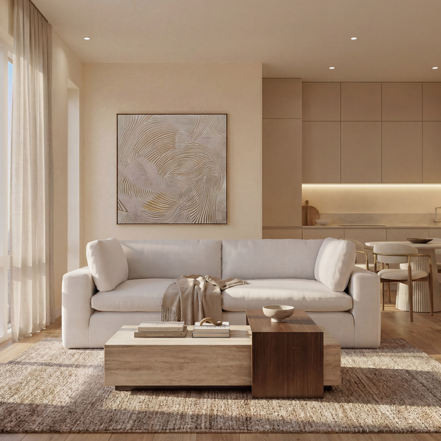 Bloom 3 Seater Sofa White