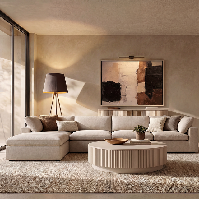 Bloom Sectional Modular Sofa Beige