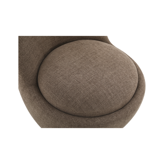 Boba Swivel Lounge Chair Brown