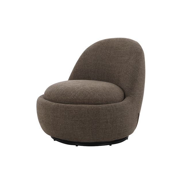 Boba Swivel Lounge Chair Brown