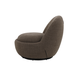 Boba Swivel Lounge Chair Brown