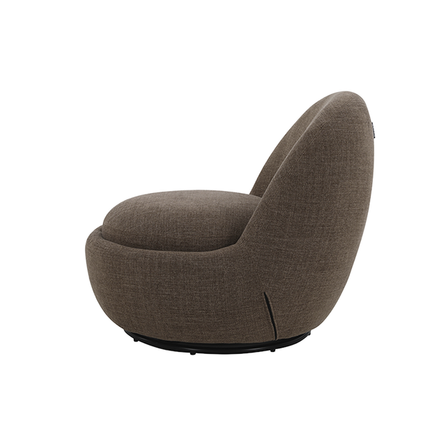 Boba Swivel Lounge Chair Brown