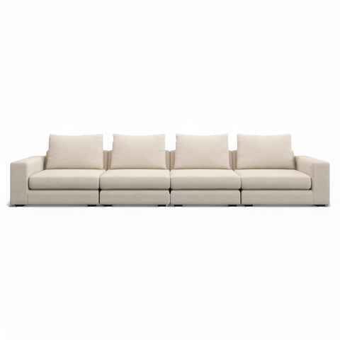 Braxton 4-Piece Sofa Cream