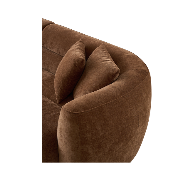 Brera 4 Seater Sofa Cognac