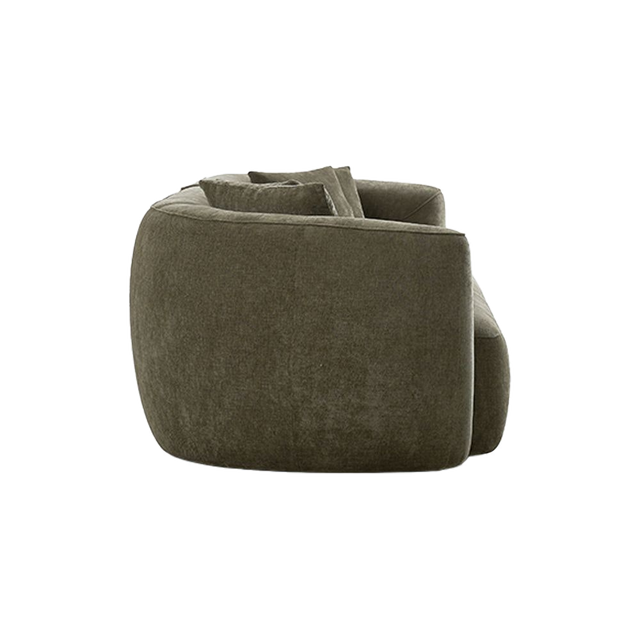 Brera 4 Seater Sofa Olive Green
