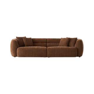 Brera 4 Seater Sofa Cognac
